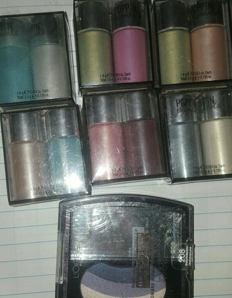 Eyeshadow. Hard candy and loreal.